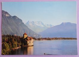 Château de Chillon et Dents du Midi, Lac Léman
