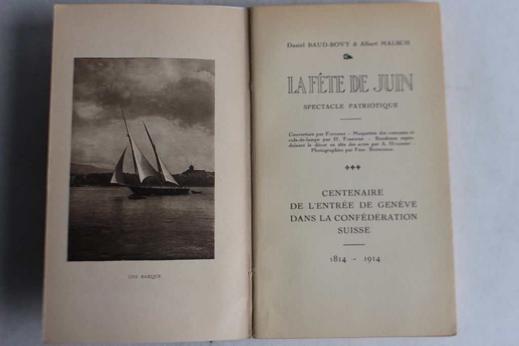 Libri: Centenaire Genève Confédération Suisse – Usato da Vandoeuvres venduto da Dom-Tom 3