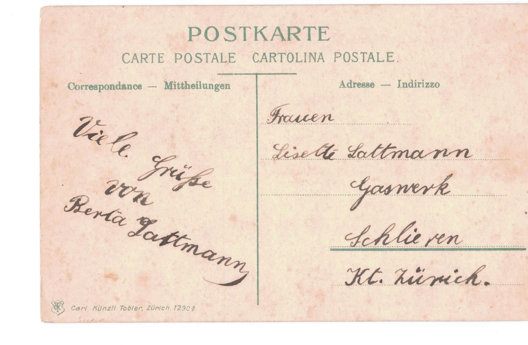 Cartoline postali: Zürich - mit Bahnhofstrasse – Usato da Rheinau venduto da loxis 1