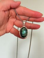 Collier Labradorite, Pierre de Protection !