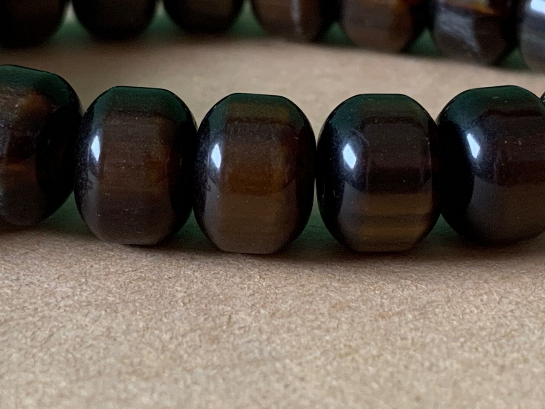 Bracciali & Braccialetti: Herrenarmband Tigeraugen-farben – Usato da Dittingen venduto da Bijoubelle 5