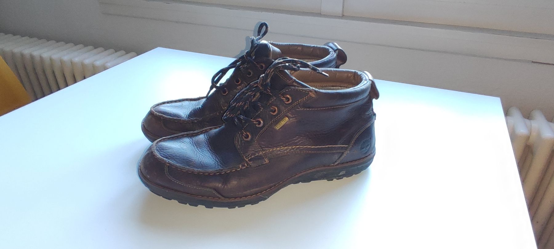 Timberland Scarpe da uomo: Timberland Leather Boots - Size 10.5 US - 44.5 EU – Usato da Kilchberg ZH venduto da henser 1