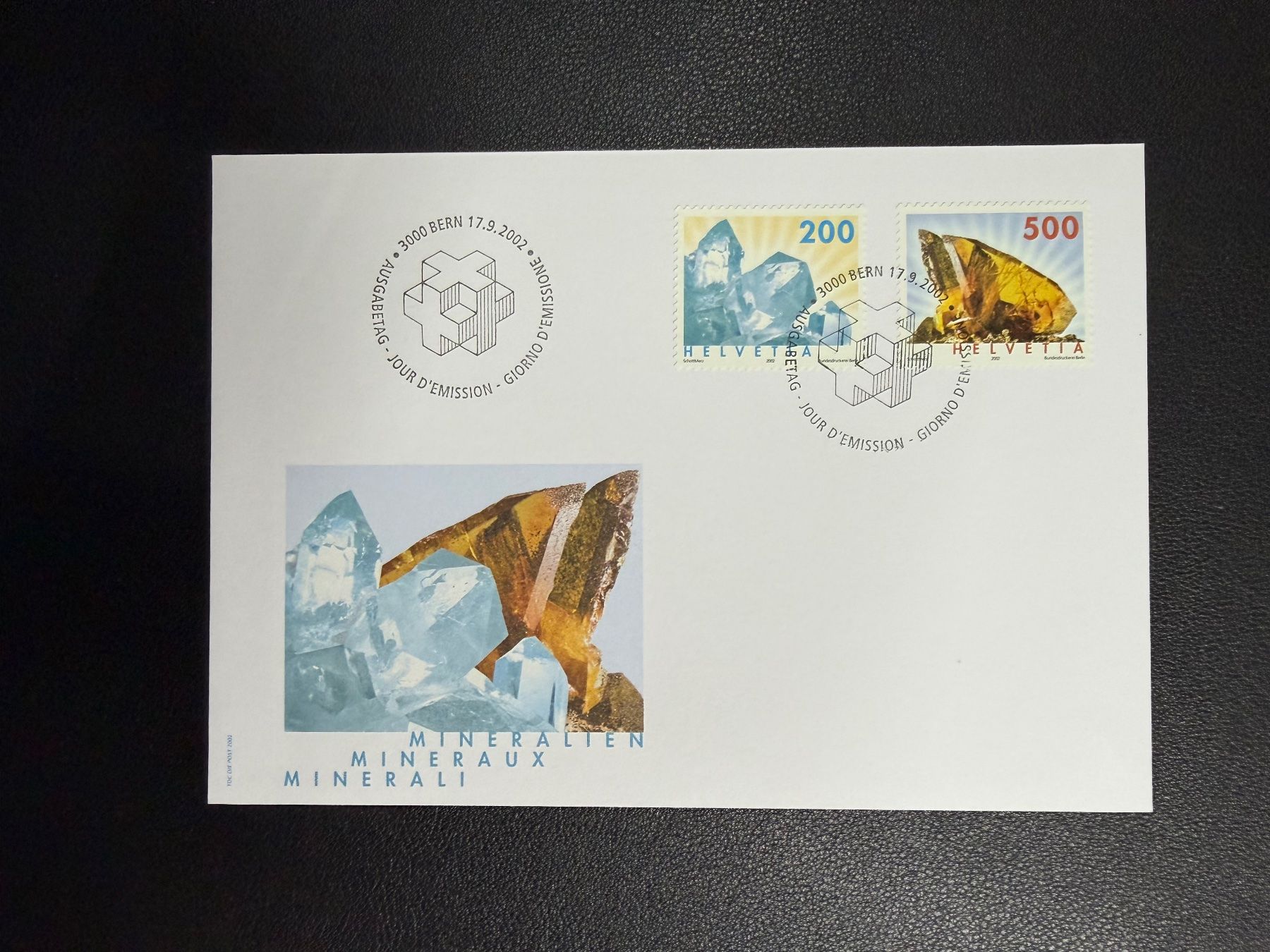 Tutti i francobolli: Schweiz FDC 17.9.2002 – Usato da oberrüti venduto da jeanmei
