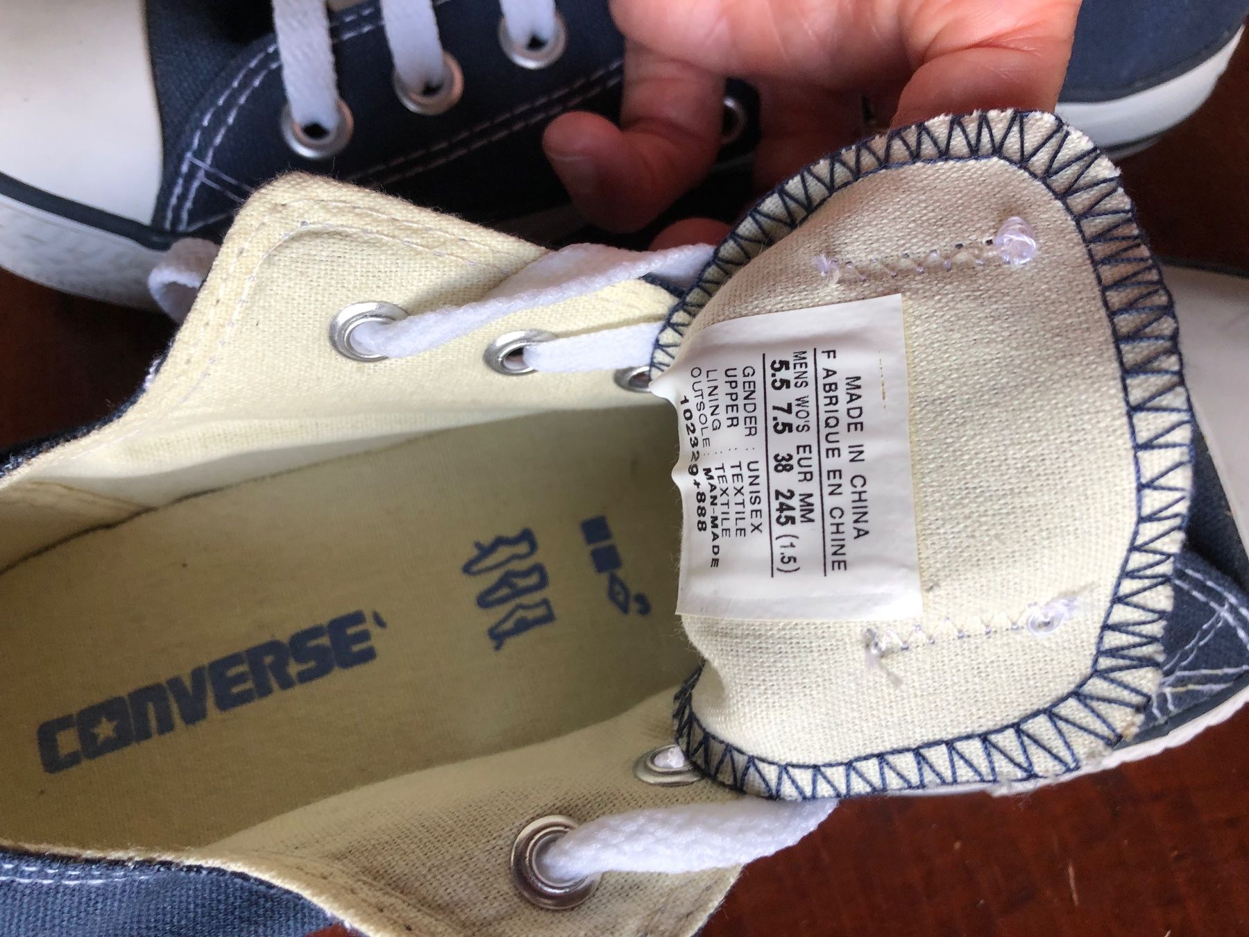 Scarpe da uomo: Baskets Converse neufs – Nuovo (secondo la descrizione) da Cortaillod venduto da clsoooh 5
