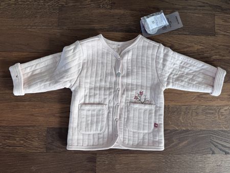 Baby-Jacke mit Blumenmuster, Grösse 68, Neu mit Etikett