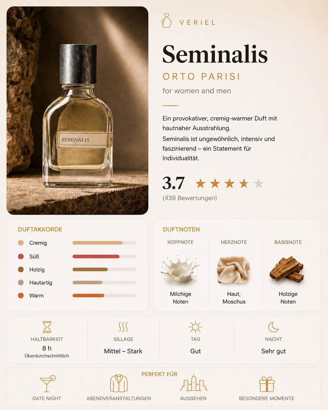 Orto Parisi Parfum & Eau de Toilette: Seminalis Parfumprobe 3ml – Neu (gemäss Beschreibung) aus Aesch BL von VERIEL_Official 2
