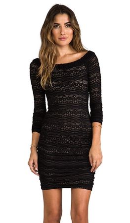 Lace Bodycon Dress, BCBGMAXAZRIA, XS, Little Black Dress