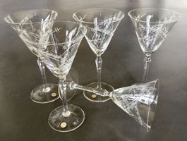Kristallgläser antik | 5 Stück