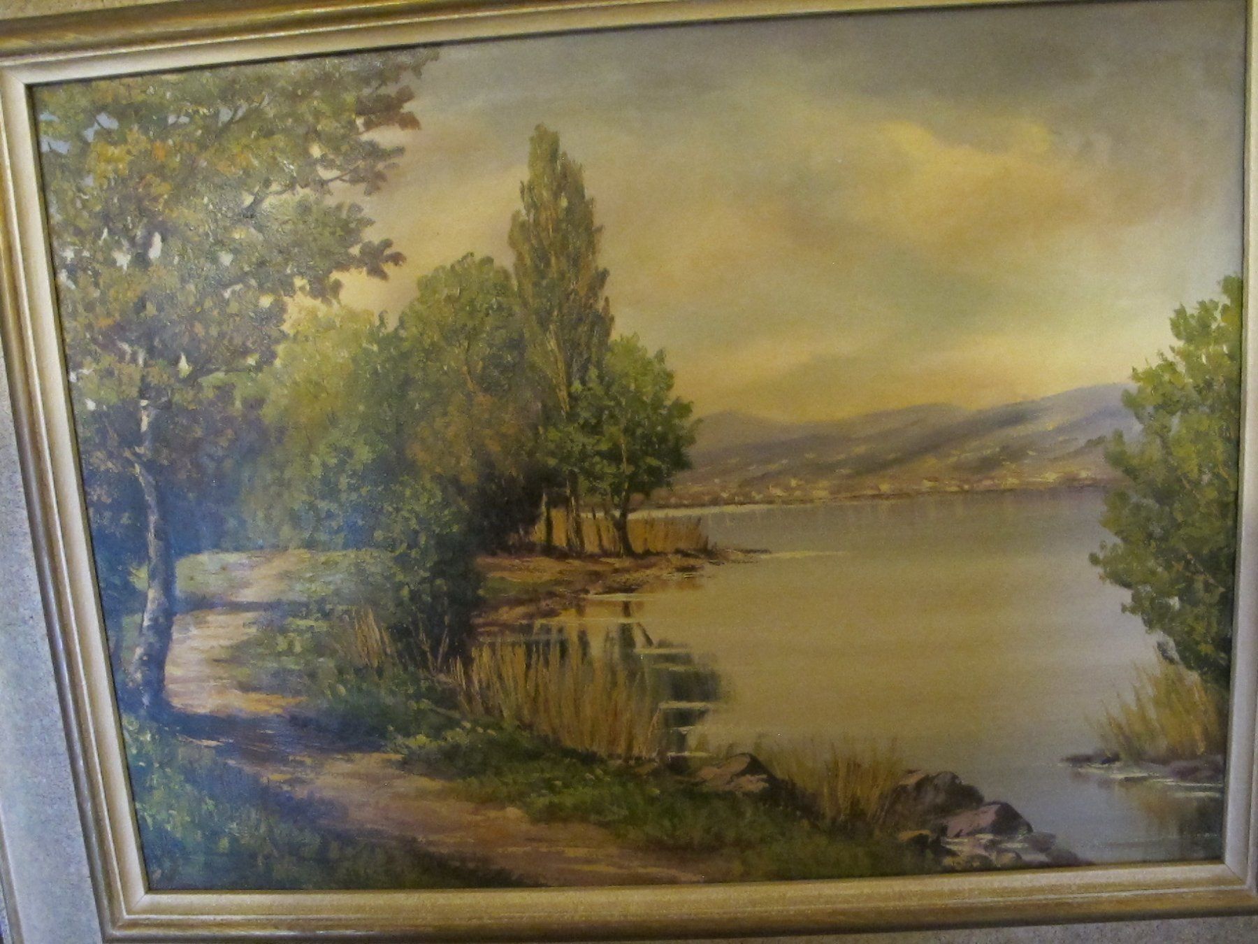 Gemälde: Bild Landschaft Gemalt Signiert Sehr Schön – Gebraucht aus Altnau von LinaAuktion 2