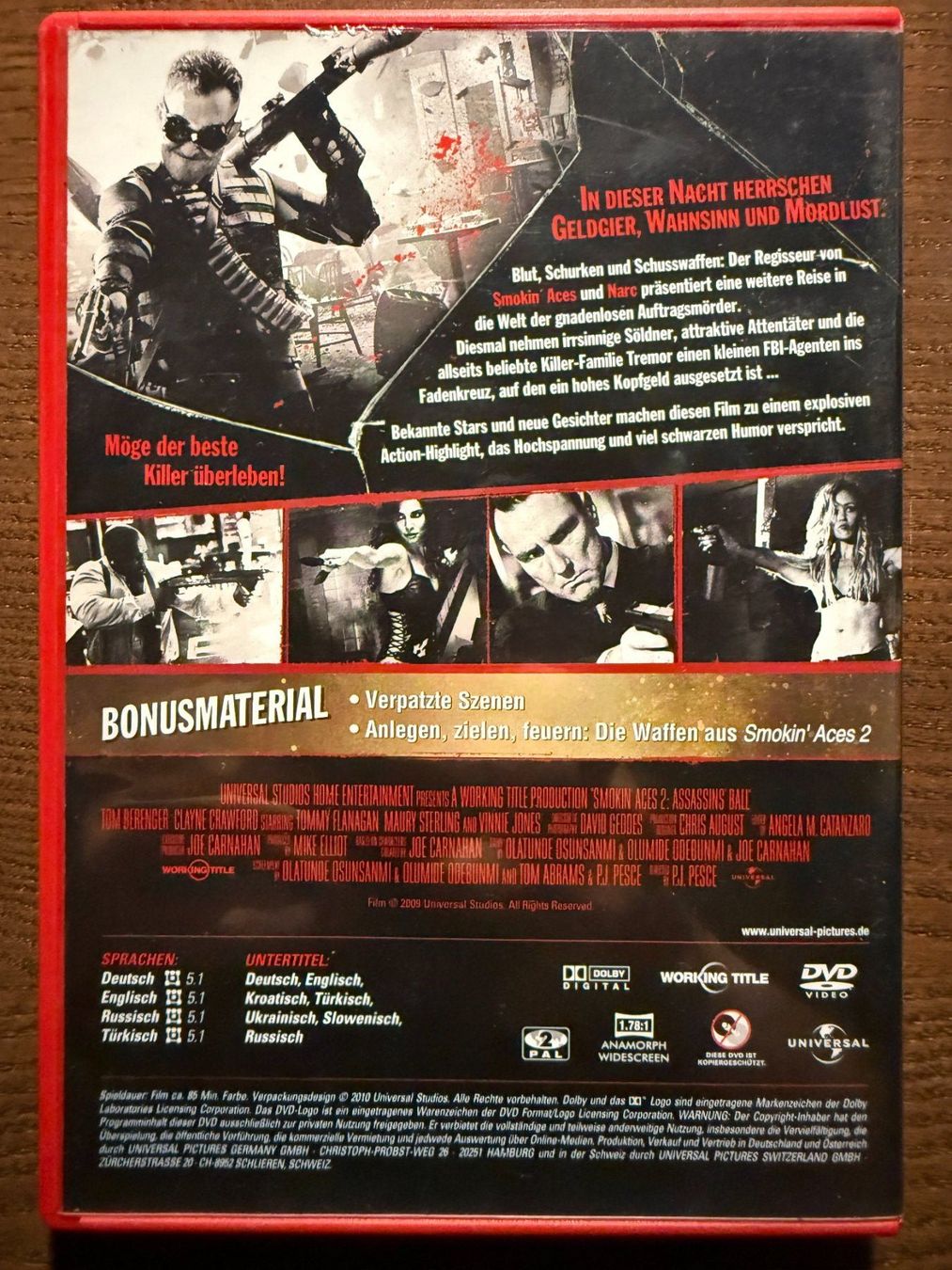 Tutti i DVDs: Smokin Aces 2 – Usato da Zürich venduto da FilmFreunde 1