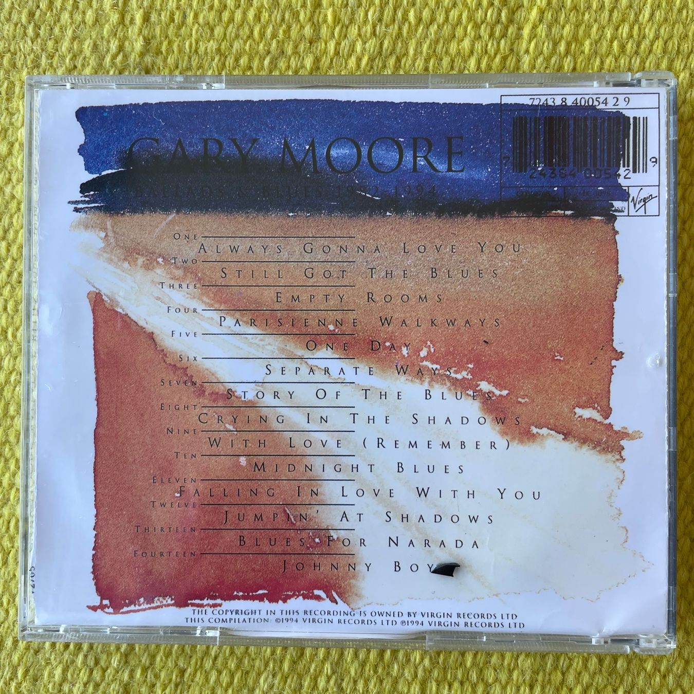 CD: GARY MOORE-BALLADS & BLUES 82-94 – Usato da Rorschacherberg venduto da CD-Roli 1