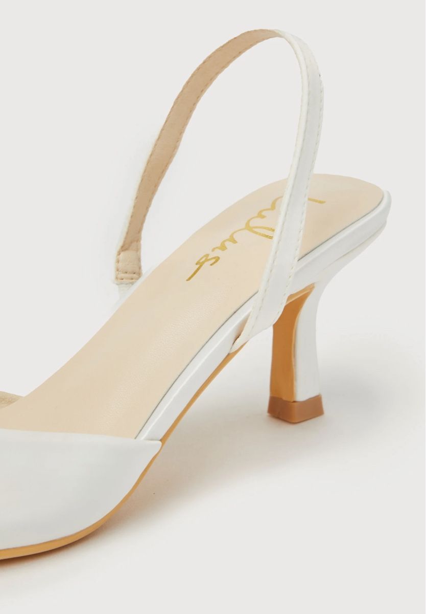 Scarpe da donna: Weisse Satin Pumps – Nuovo e nell'imballaggio originale da Grossdietwil venduto da celineeeee 2
