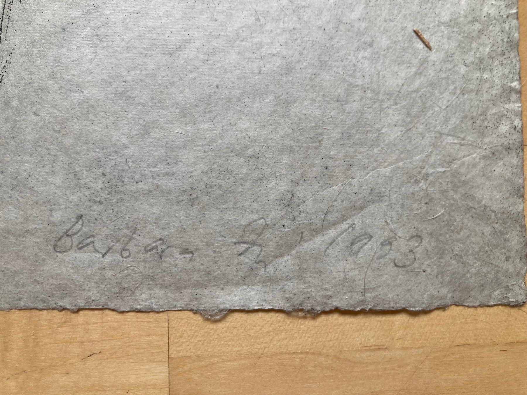 Foto & Immagini: Barbara Hée, Ohne Titel (recto/verso), 1993 – Usato da Zürich venduto da egls 2