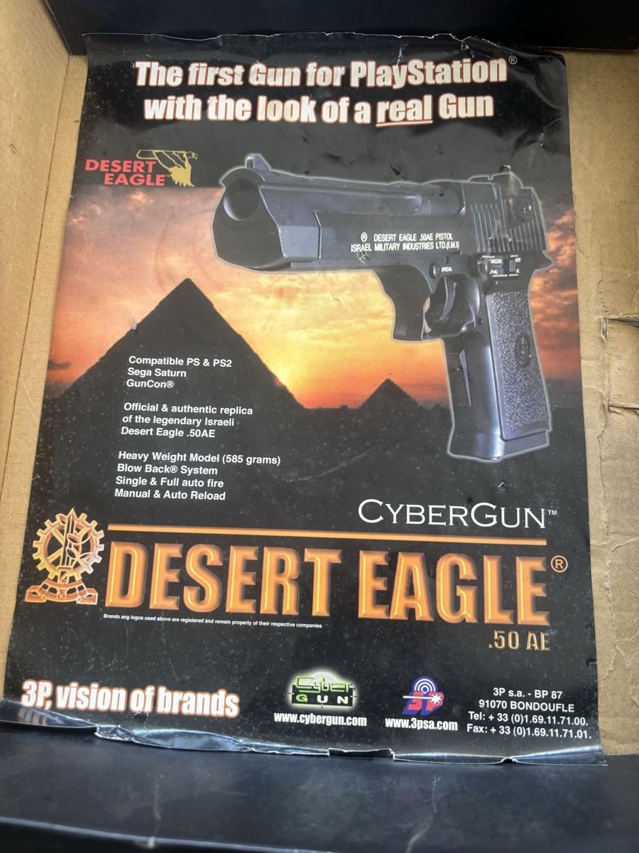 Manettes: Lightgun Desert Eagle .50 AE  PS2 und Sega Saturn  – D'occasion à Volketswil par 1970rog 4