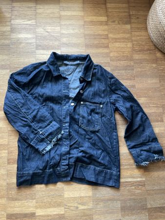 Denim Shirt TOM TAILOR dark blue size 36 3/4 used