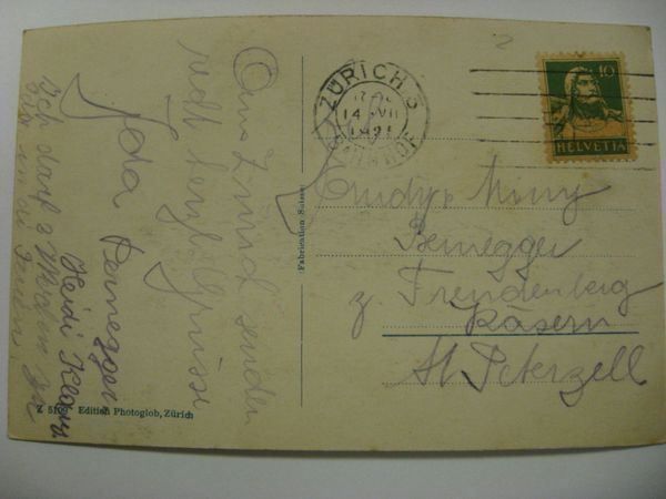 Cartoline postali: AK  Zürich - Seefeldquai – Usato da Gundetswil venduto da Egro01 1