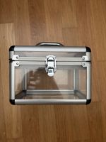 Kosmetikkoffer / Schminkkoffer Aluminiumrahmen transparent