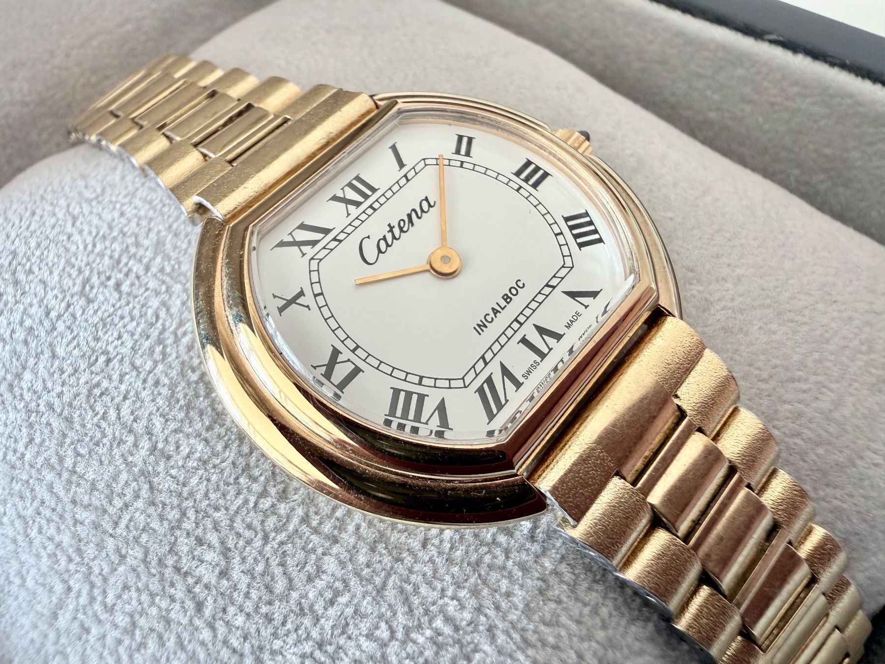 Orologi: CATENA "TV screen" type, Goldplated 10mic, Mechanical, Swiss – Nuovo (secondo la descrizione) da Le Mont-sur-Lausanne venduto da LycaGallery 3