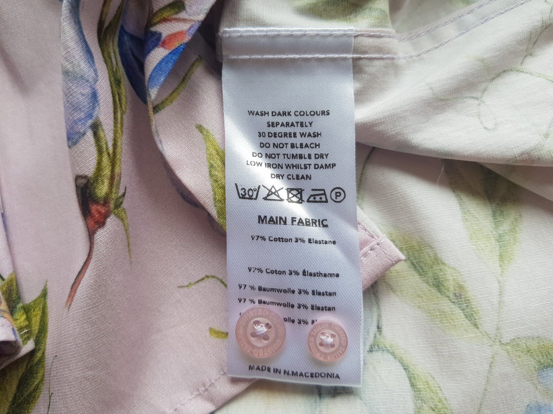 Camicie: TWISTED TAILOR Hemd bunt bedruckt Gr. M – Usato da Suhr venduto da Restwert_Suhr 6