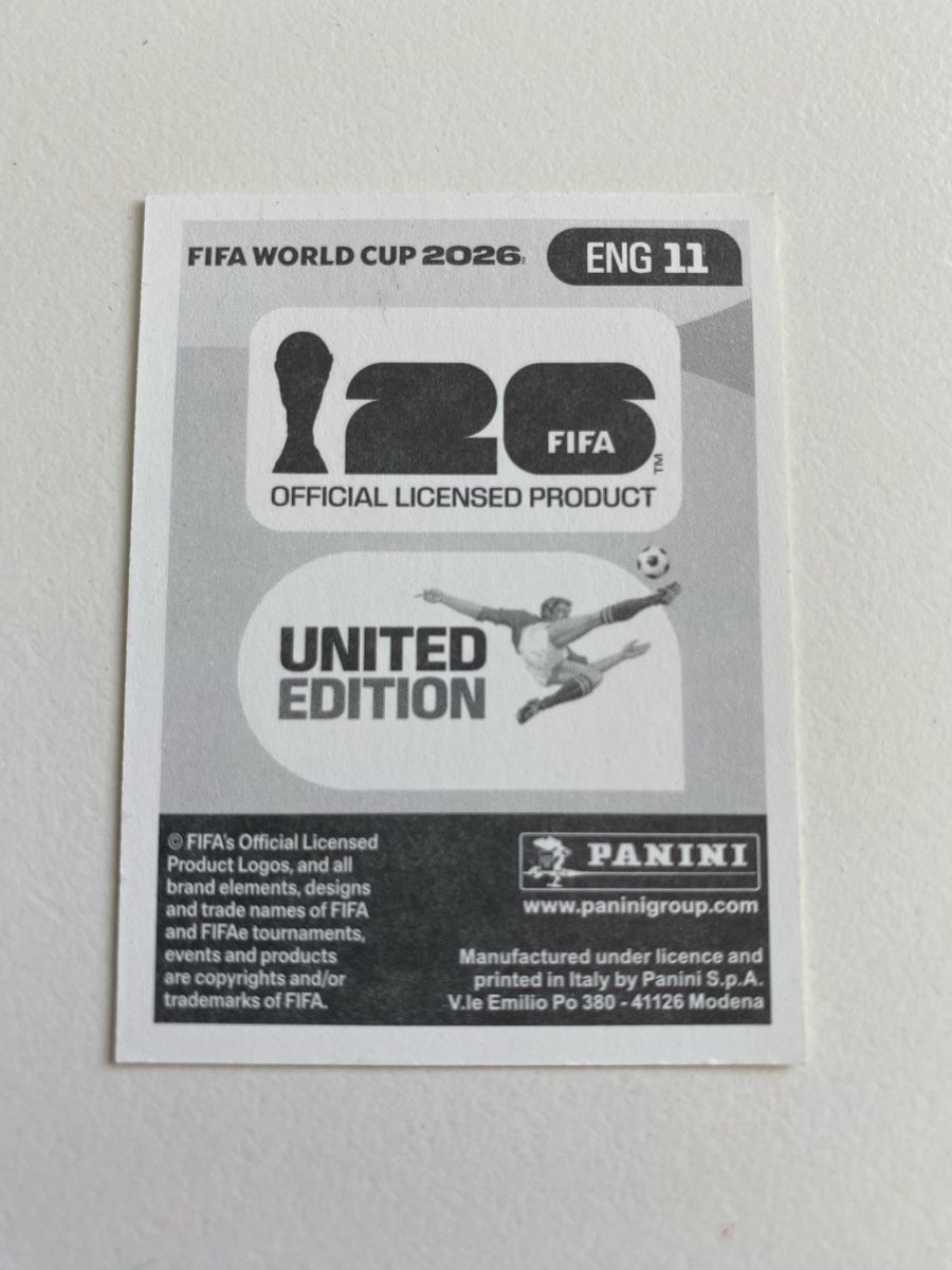 Panini Carte collezionabili: Panini WM 2026 Sticker Jude Bellingham – Usato da Rotkreuz venduto da Once0 1