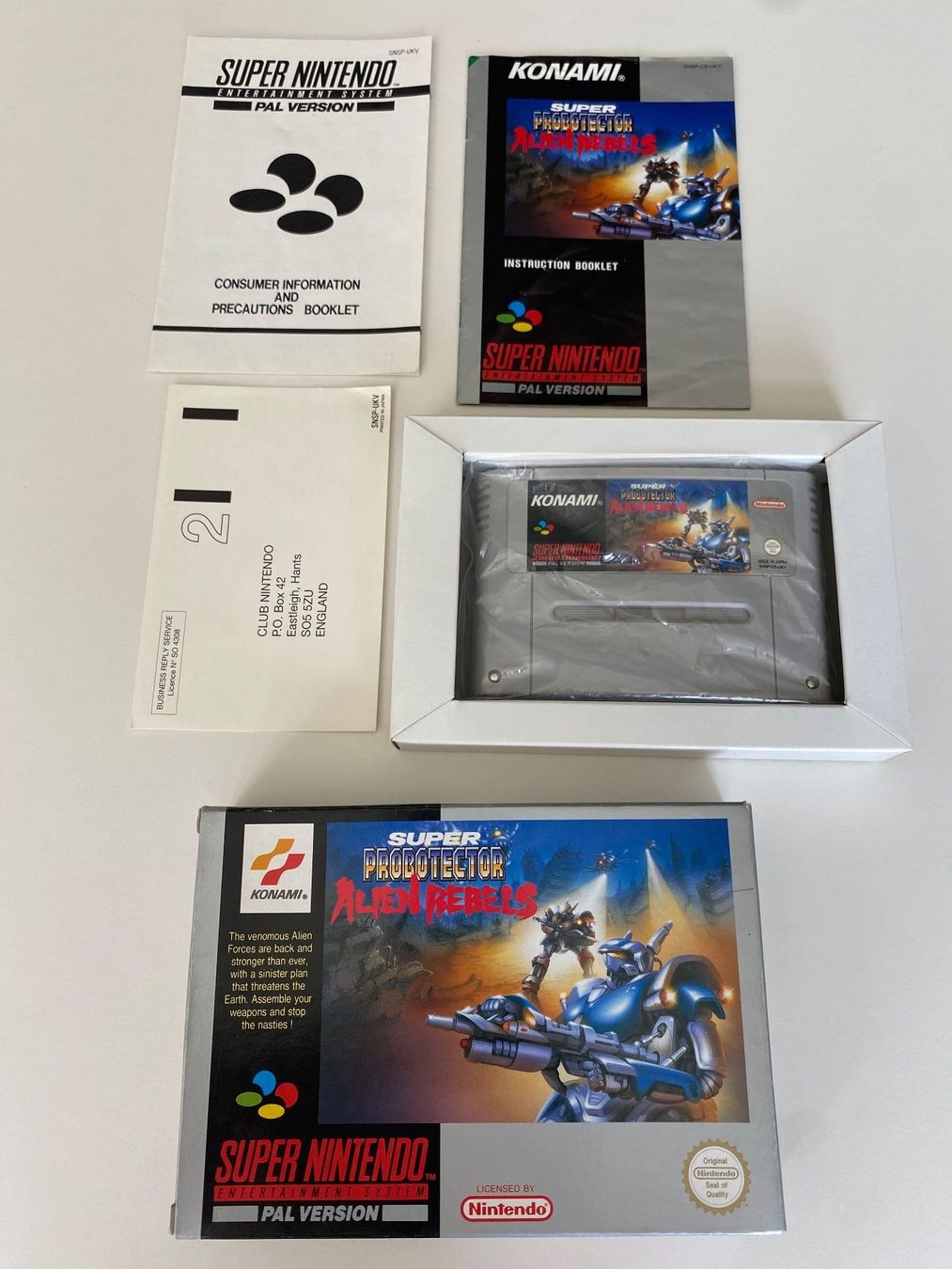 Nintendo Giochi: Super Probotector: Alien Rebels (SNES) - CIB - Amaz. Zustand – Usato da Zürich venduto da GamesCH 6