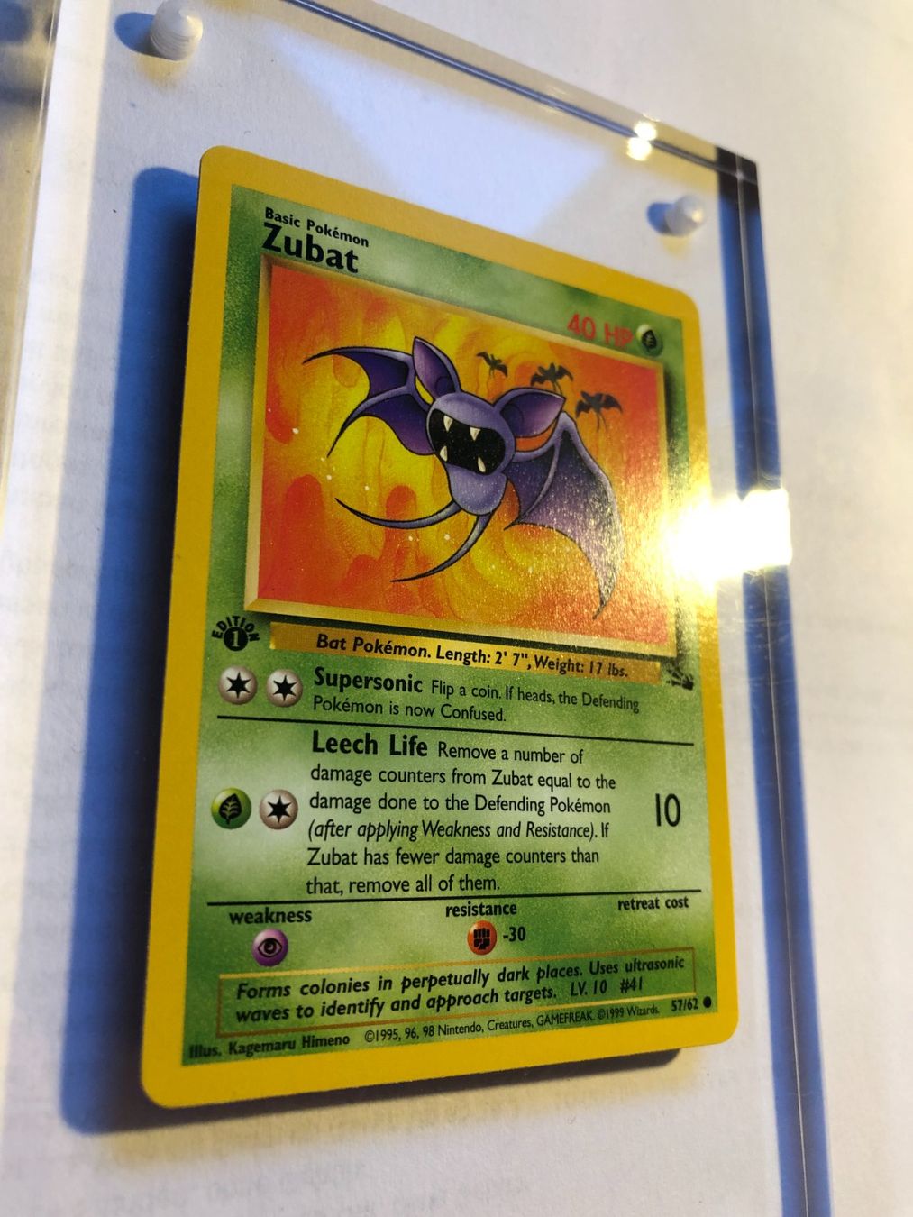 Carte collezionabili: Zubat 1st Fossil - MINT - ab 1.- – Usato da Giubiasco venduto da dan_pr8b 1