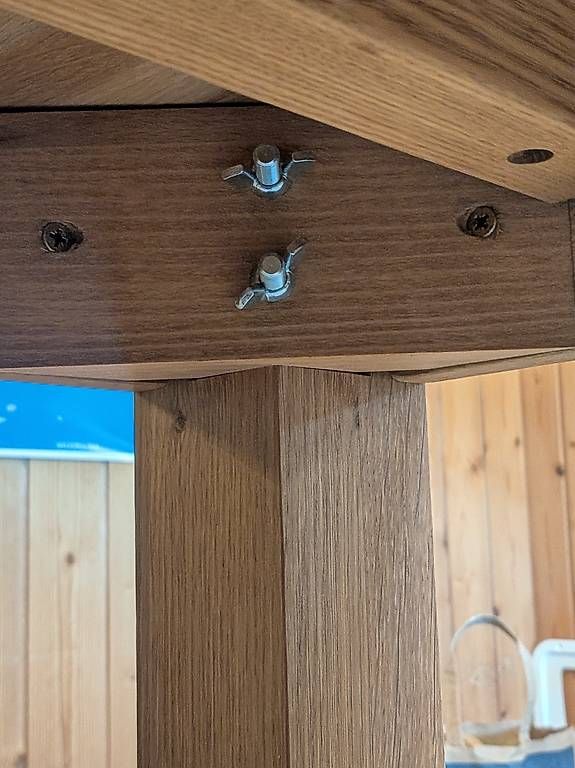 Tische: Esstisch Eiche (180 x 90 cm)  Stabil & einfach zerlegbar – Gebraucht aus Ennetmoos von Manugabriel 1