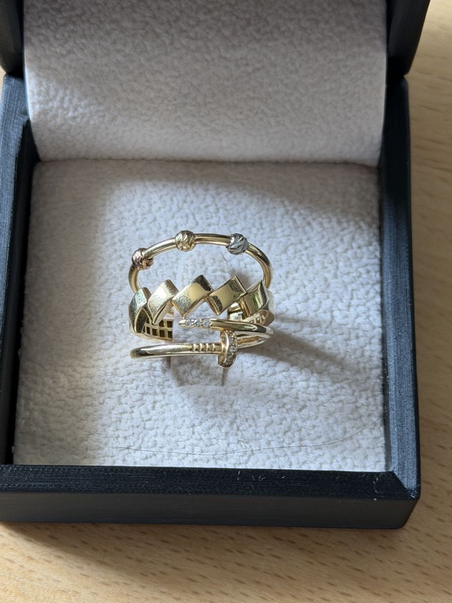 Ringe: Ring Stack  3 Ringe aus 18K Gold  Grösse 51 – Neu und originalverpackt aus Bern von AndrewHM 1