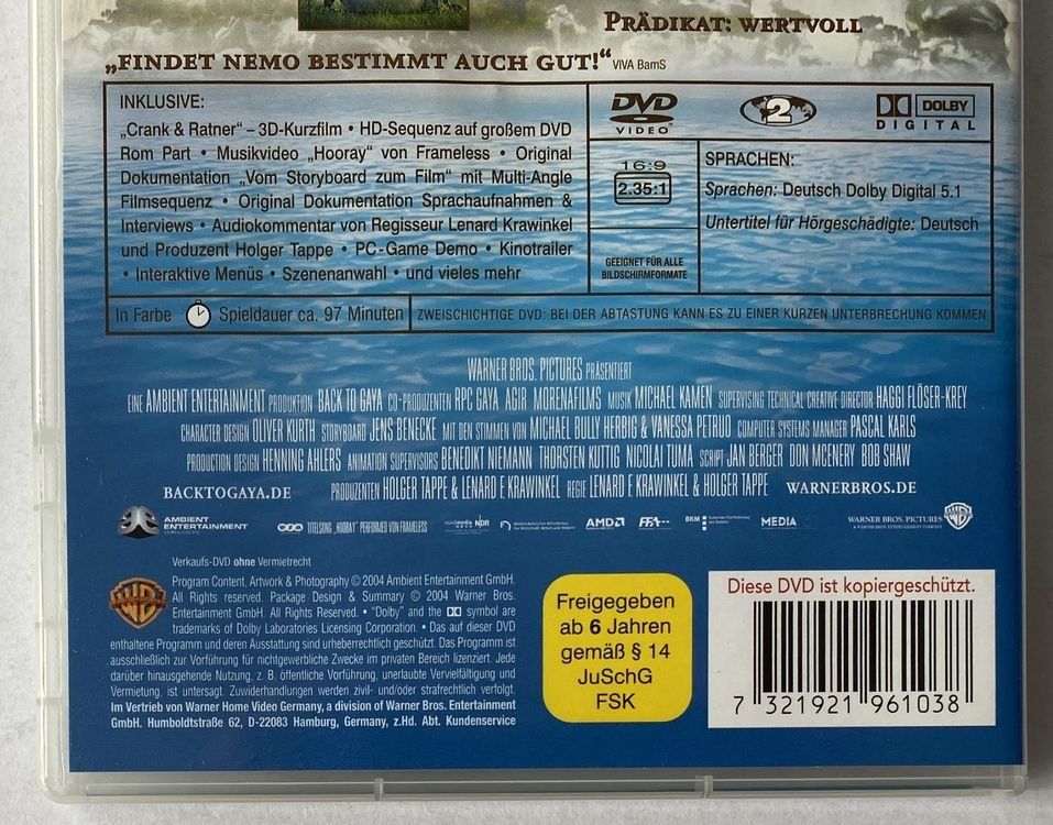 Tous les DVDs: Back to Gaya – D'occasion à Flums par Asquillo 2