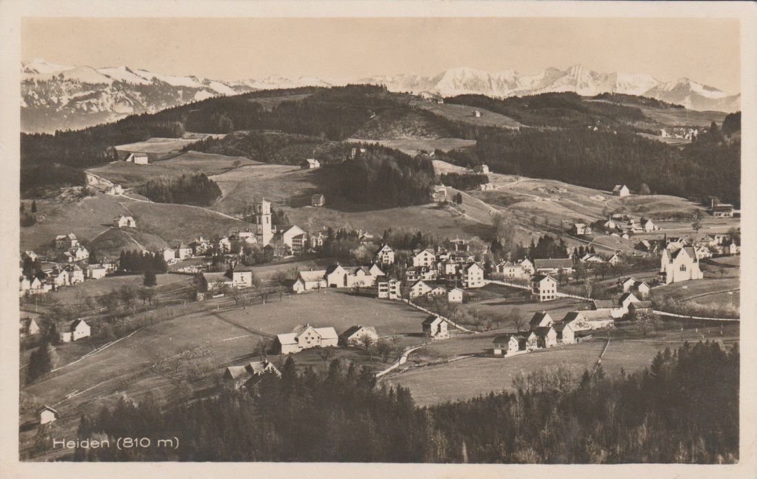 Ansichtskarten: AB 26 Heiden (810 m), 1930 – Gebraucht aus Freienbach von Bhaltis