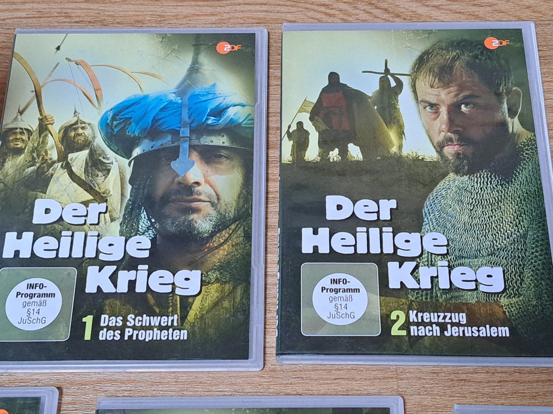 Tutti i DVDs: Der Heilige Krieg, Boxset mit 5 Discs, Kreuzzug n Jerusalem – Nuovo (secondo la descrizione) da Unterseen venduto da Kanica 5