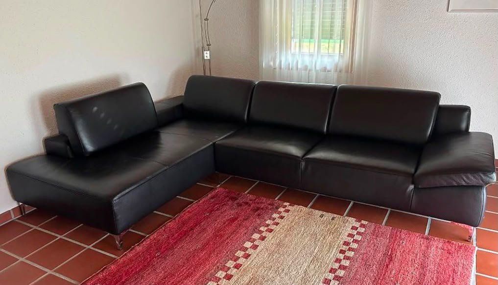 Sofas: Echt Leder Ecksofa – D'occasion à Arbon par mediazeit 3