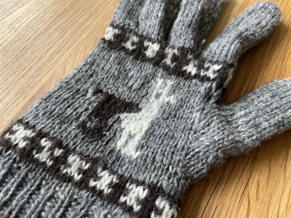 Guanti & manicotti: Warme Strickhandschuhe aus Alpakawolle – Nuovo (secondo la descrizione) da Bettingen venduto da Majvi 3