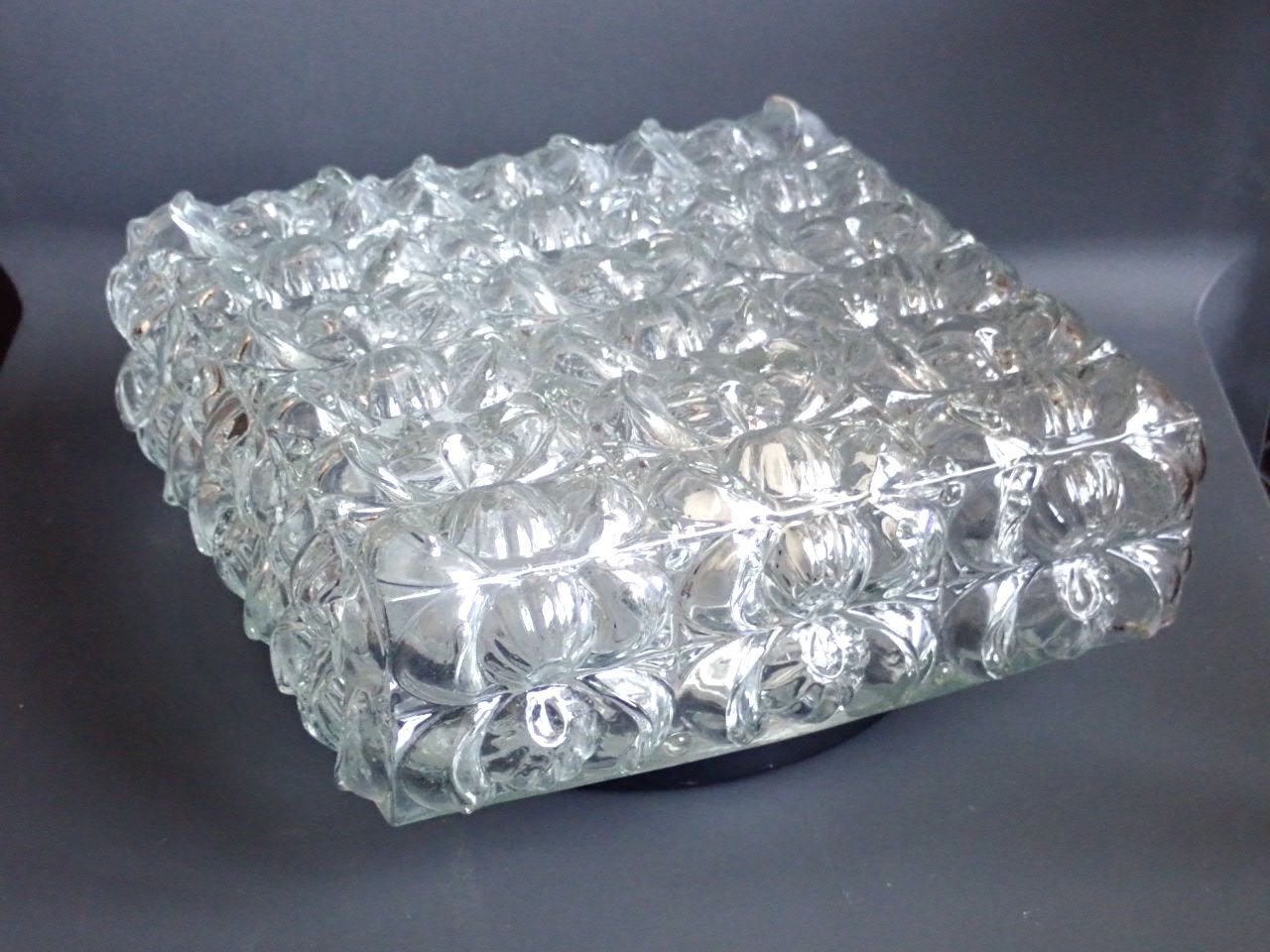 Lampadari & plafoniere: Lampe Deckenleuchte Glas Eisglas Vintage – Usato da Wil SG venduto da BrocknRoll 1