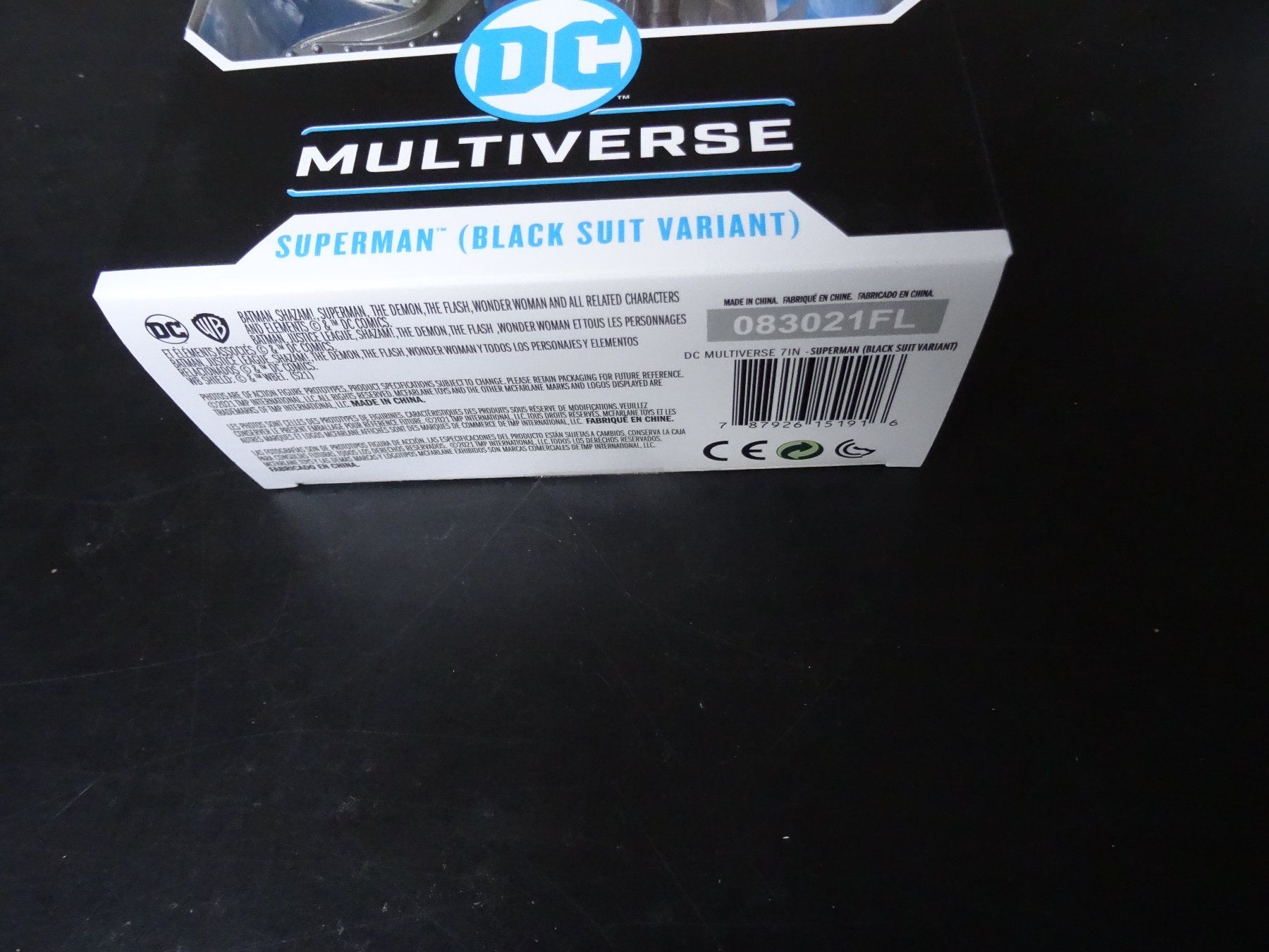 Statuette: DC Multiverse FIGUR Superman Black Suit Variant McFARLANE – Nuovo e nell'imballaggio originale da Olten venduto da Disc-Ausverkauf 3