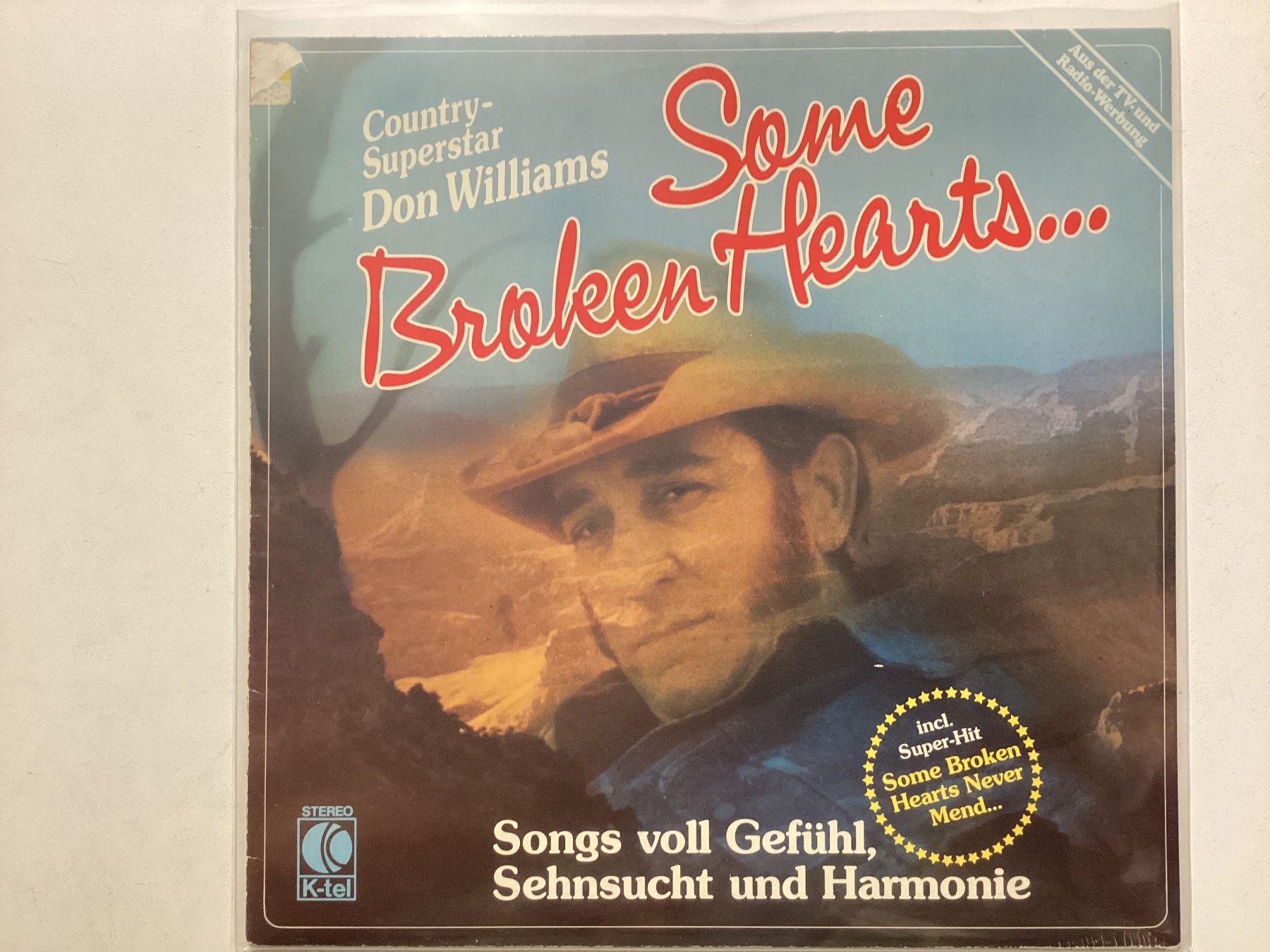 Dischi in vinile: Don Williams LP - Some Broken Hearts – Usato da Gutenswil venduto da Hamzian
