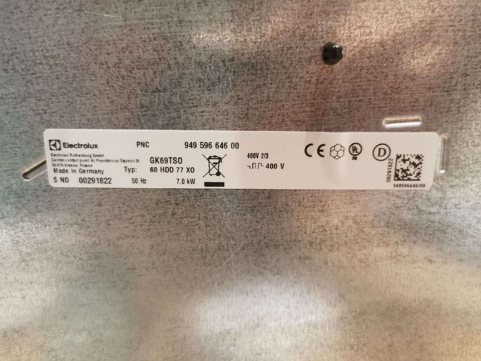 Cucine: Electrolux Glaskeramik Kochfeld GK69TSO – Usato da Menznau venduto da Bijou30 3