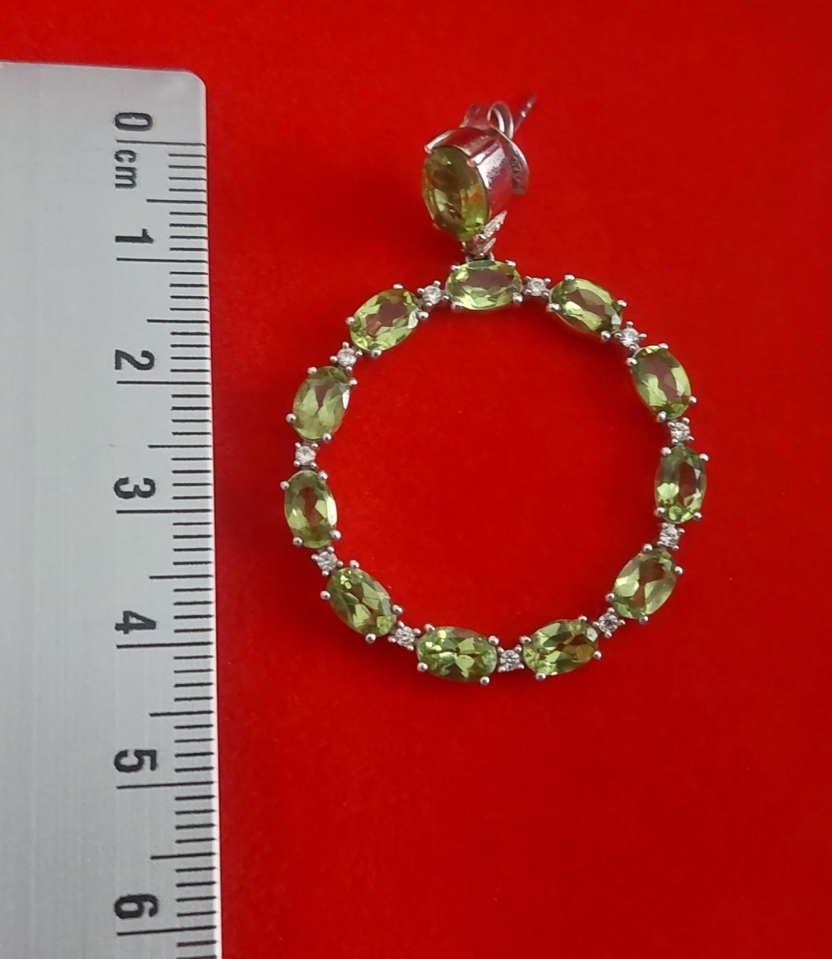 Ohrringe & -stecker: Orecchini in argento 925 con peridoto e zirconia – Gebraucht aus Tesserete von BreezyRose 2