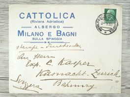 TR73 Enveloppe + Timbre Italie 1930