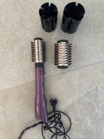 Babyliss Warmluftbürste mit Aufsätzen purple guter Zustand