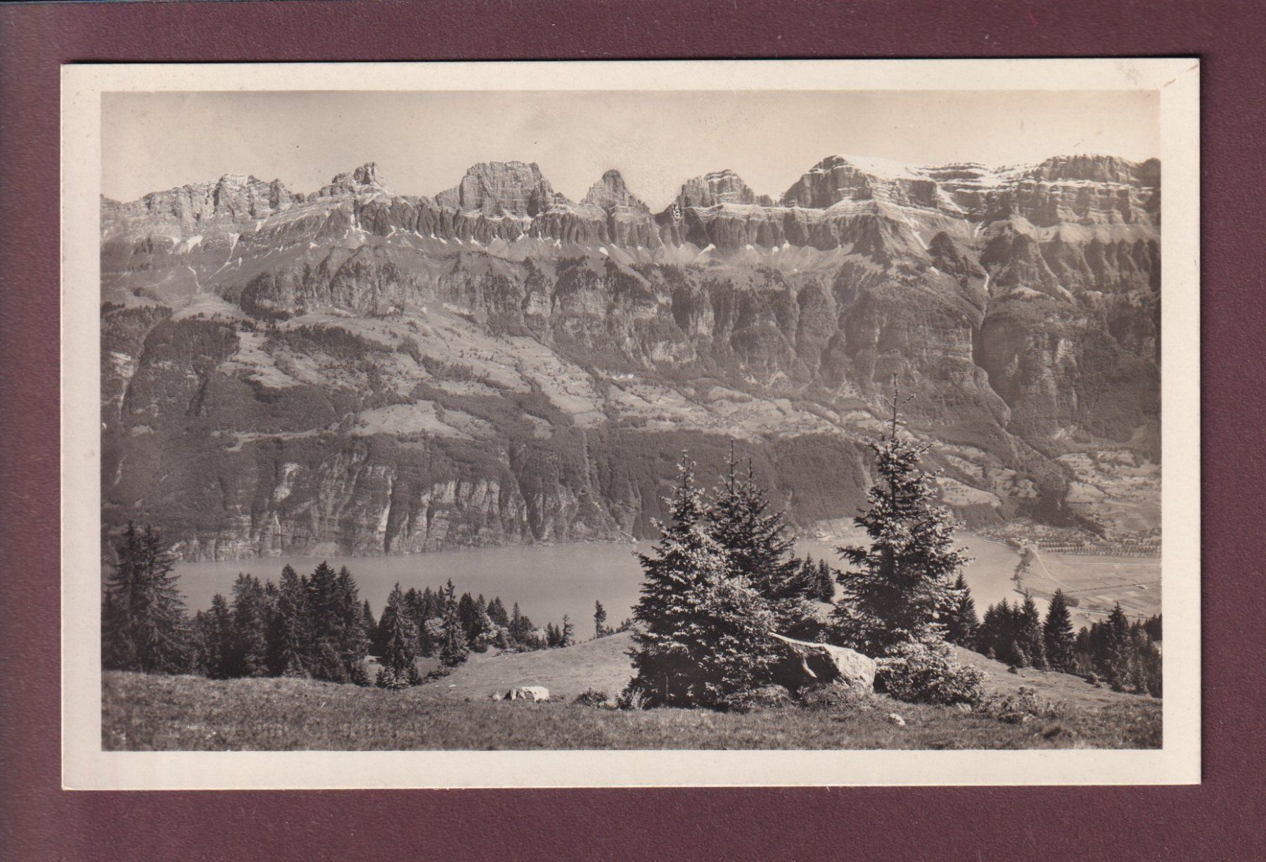Ansichtskarten: CHURFIRSTEN - Walensee – Gebraucht aus Pully von nicecards