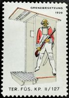 Soldatenmarke 2.WK, Ter Füsilier Kp II/127, Wi Ter 163