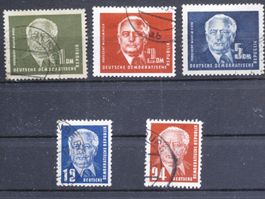 DDR 1950 President Wilhelm Pieck (I) gest.