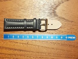 22mm Bracelet de montre en cuir