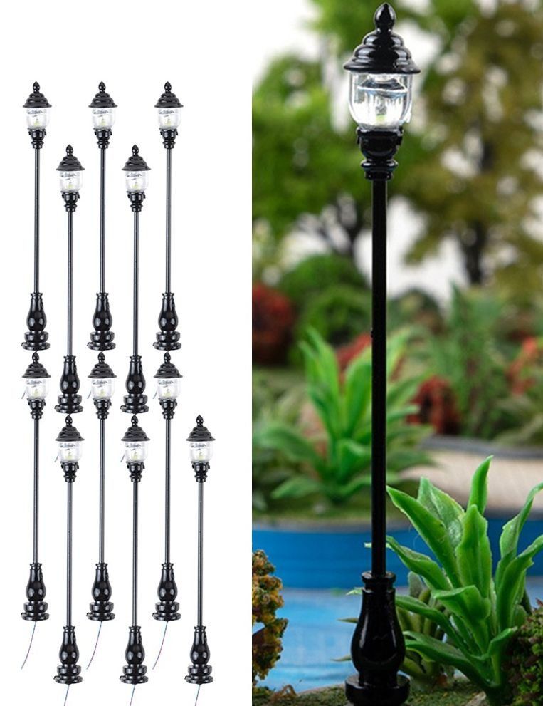 Modellini di ferrovie: LED-Laterne "Aarepark"  Spur H0, 10 Stk. – Nuovo (secondo la descrizione) da Luzern venduto da Salefactory 2