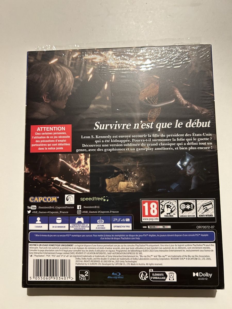 Giochi: Resident Evil 4 remake steel book PS4 – Nuovo (secondo la descrizione) da Pully venduto da PongDayOne 1