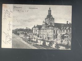Postkarte München Nationalmuseum 1903 (V873)