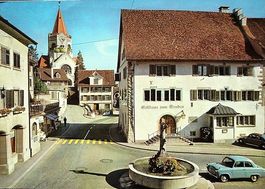 WEINFELDEN mit Gasthaus zum Trauben, Auto