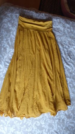 Sommer Rock Maxi Made in Italy Gr 38 Bund dehnbar