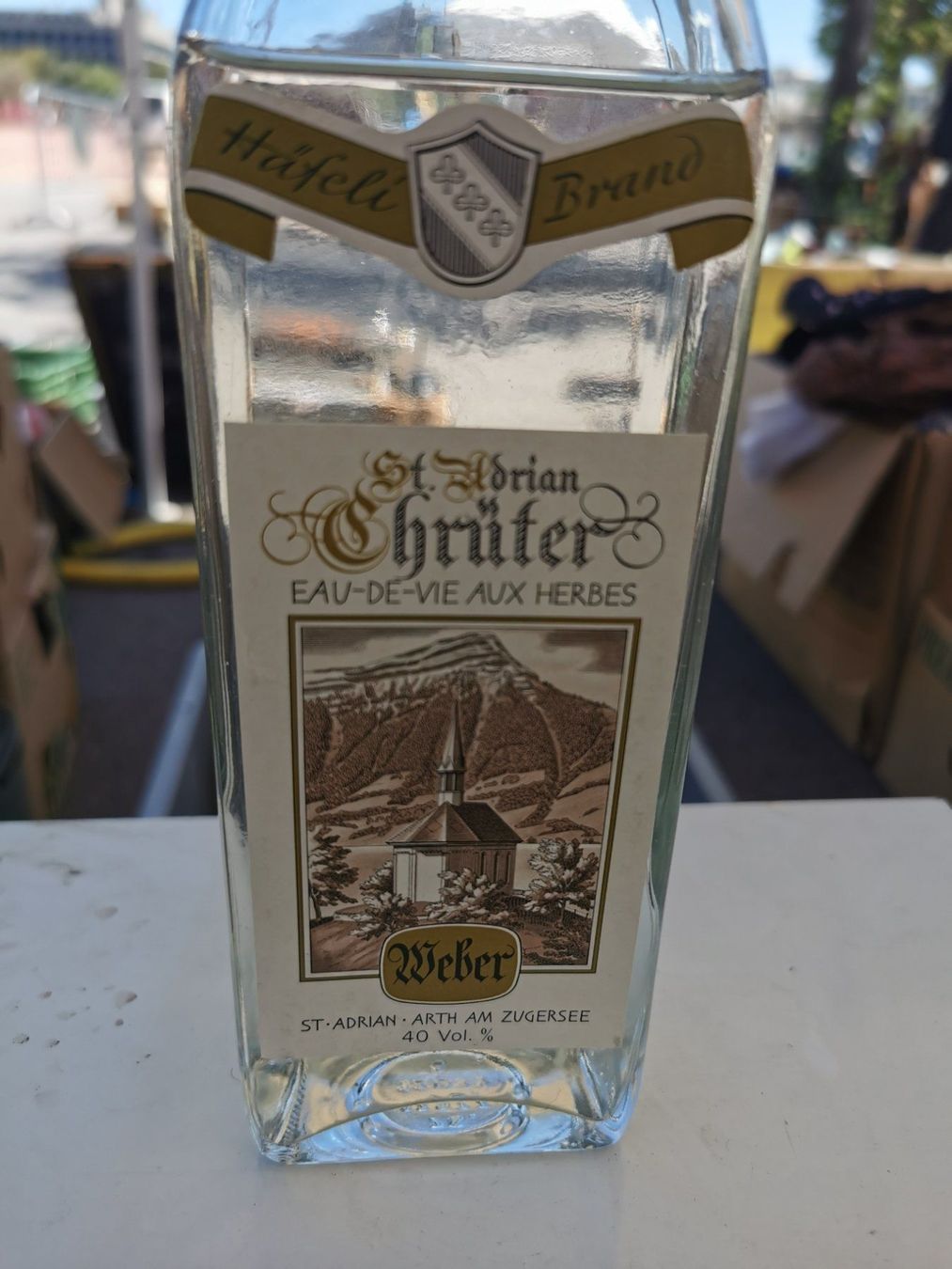 Bevande alcoliche: EAU-DE-VIE AUX HERBES VINTAGE – Usato da Genève venduto da Leboucheoreilles 1